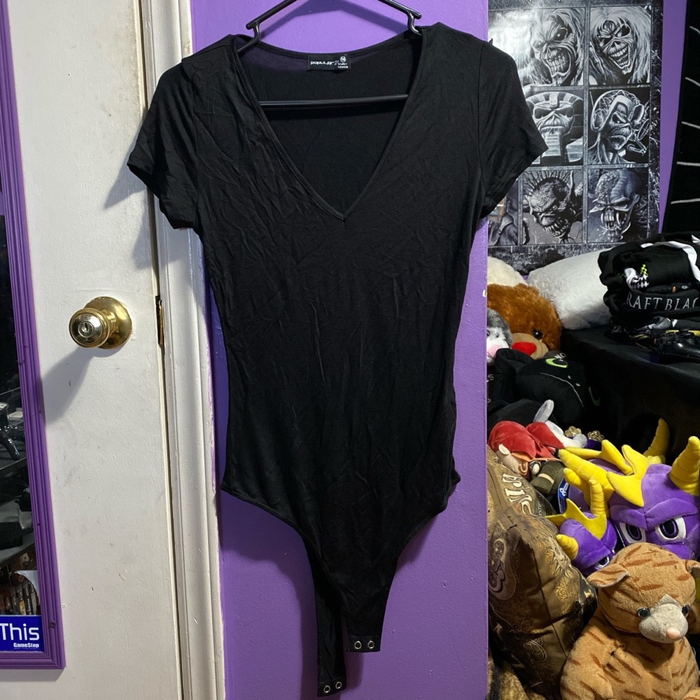 black bodysuit